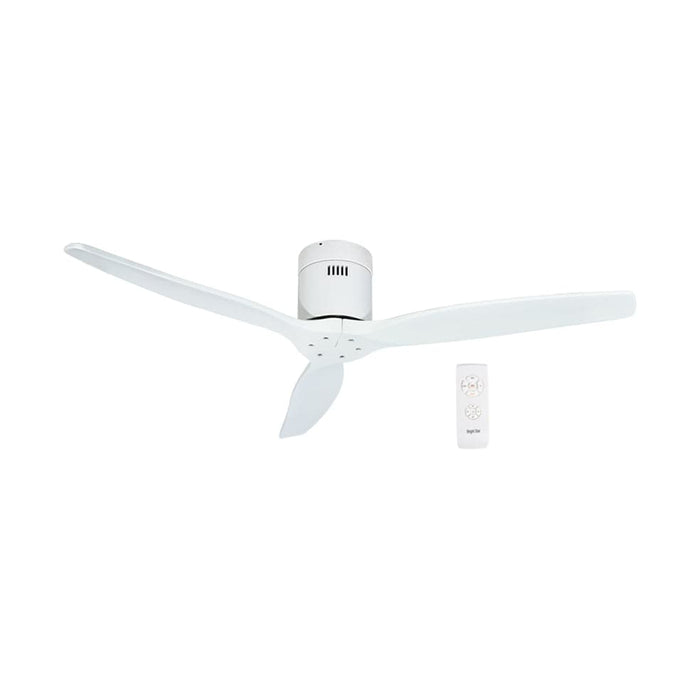 elevenpast Ceiling Fans Marie Metal and Wood Ceiling Fan White FCF076 MATT WHITE 6007226080087