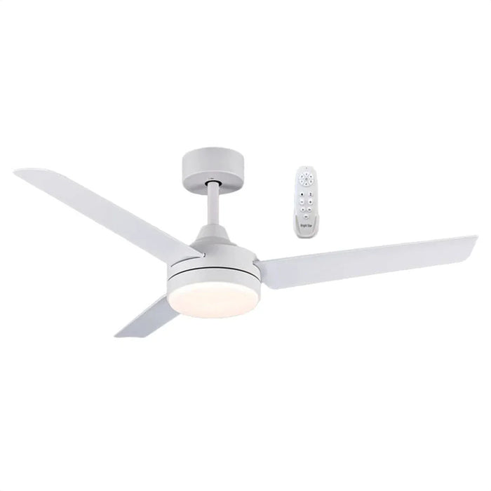 elevenpast Ceiling Fans Spencer Ceiling Fan with Light - White FCF089 WHITE 6007226083972