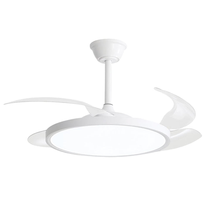 elevenpast led ceiling fan White Sky Flex LED Retractable Ceiling Fan – White | Black FCF105 WHITE