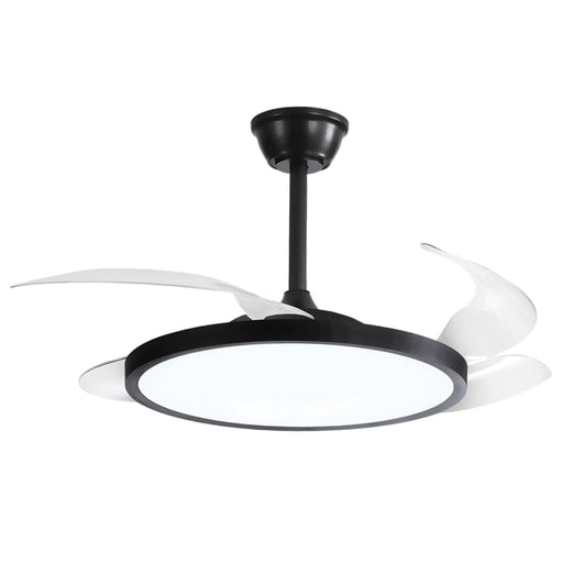 elevenpast led ceiling fan Black Sky Flex LED Retractable Ceiling Fan – White | Black FCF106 BLACK