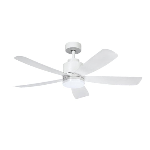 elevenpast Ceiling Fan White Bright Breeze LED Ceiling Fan - Black with Wood | White FCF111 WHITE