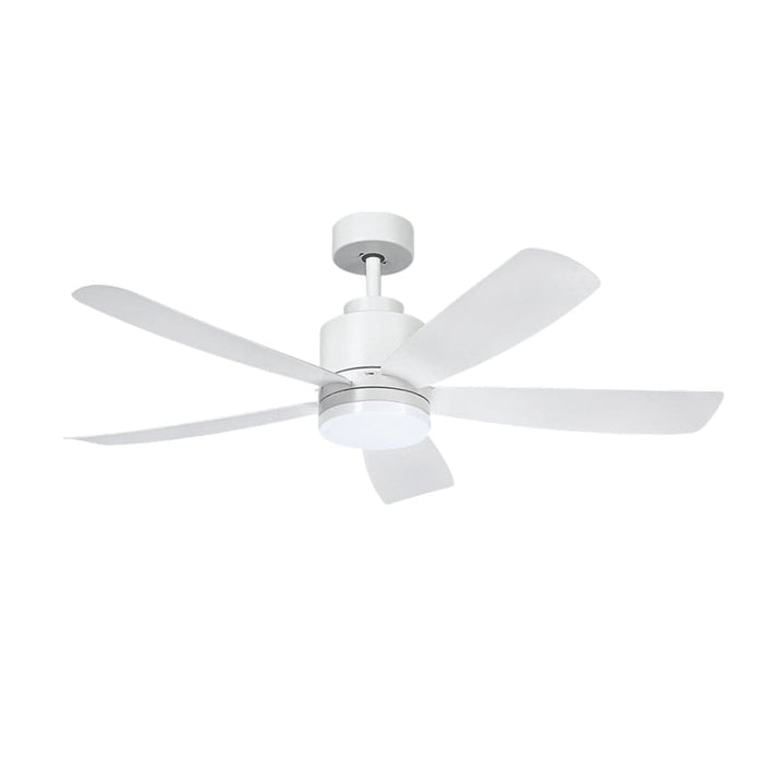 elevenpast Ceiling Fan White Bright Breeze LED Ceiling Fan - Black with Wood | White FCF111 WHITE