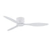 elevenpast Ceiling Fan Ceiling Fan without Light Kit | White Vento DC 6 Speed Ceiling Fan in Black | White FCF122 WHITE 6007226089783