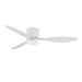 elevenpast Ceiling Fan Ceiling Fan with Light Kit | White Vento DC 6 Speed Ceiling Fan in Black | White FCF122 WHITE + PART400 6007226089783 + 6007226089806