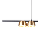 Spazio pendant light Dallas 1500 LED Linear Pendant Light - Gold | White | Black