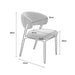 Lyon Dining Chair - Water Repellent Aragon Fabric 