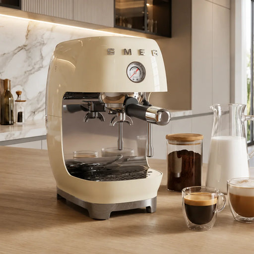 SMEG Coffee Makers & Espresso Machines Smeg Espresso Manual Coffee Machine with Cold Brew Function