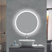 elevenpast Bathroom Mirror Uma Round Illuminated LED Bathroom Mirror with Defogger - 75cm | 90cm