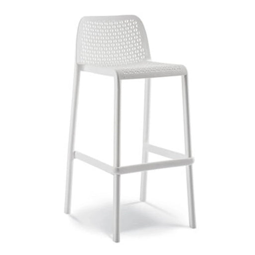 elevenpast Outdoor Chairs White Filtro Perforated Barstool in Various Colours Filtro_Barchair_White