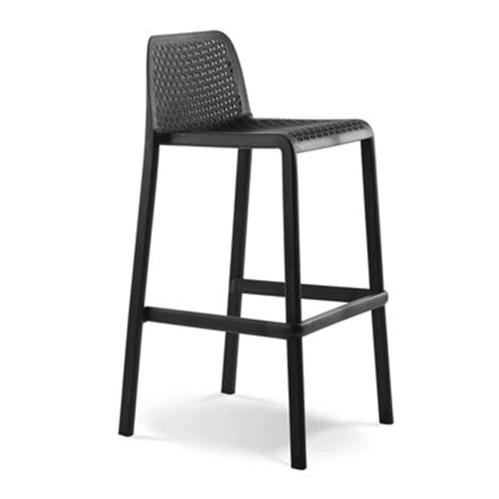 elevenpast Outdoor Chairs Black Filtro Perforated Barstool in Various Colours Filtro_Barstool_Black