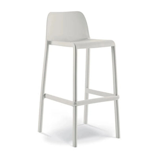 elevenpast Outdoor Chairs Bar Stool / White Filtro Solid Bar / Kitchen Stool in Various Colours Filtro_Barstool_White_SOLID