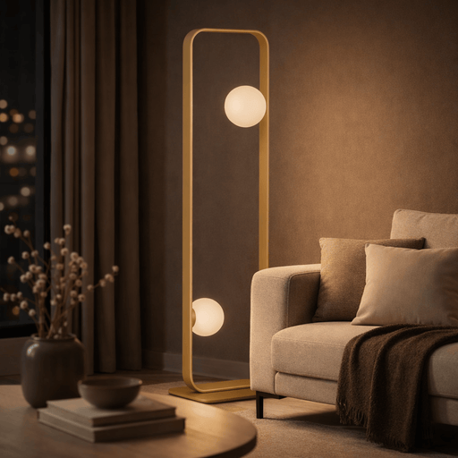 elevenpast Floor lamps Finesse Floor Lamp Gold FINESSEFLOORLAMP