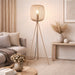 elevenpast Floor lamp Sandy Tripod Floor Lamp – Modern Steel Cage Floor Light FL236 9008606244515