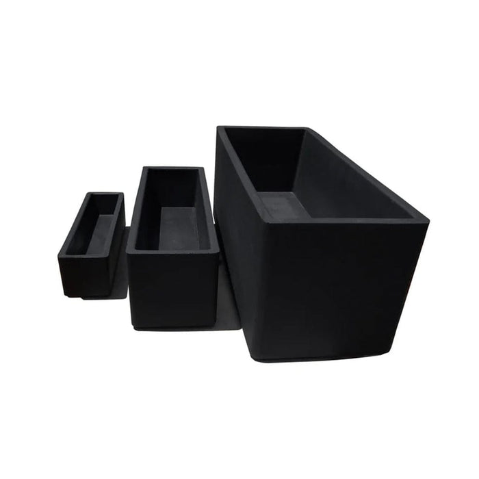 elevenpast Pots & Planters Japi Double Walled Window Box Planter Black