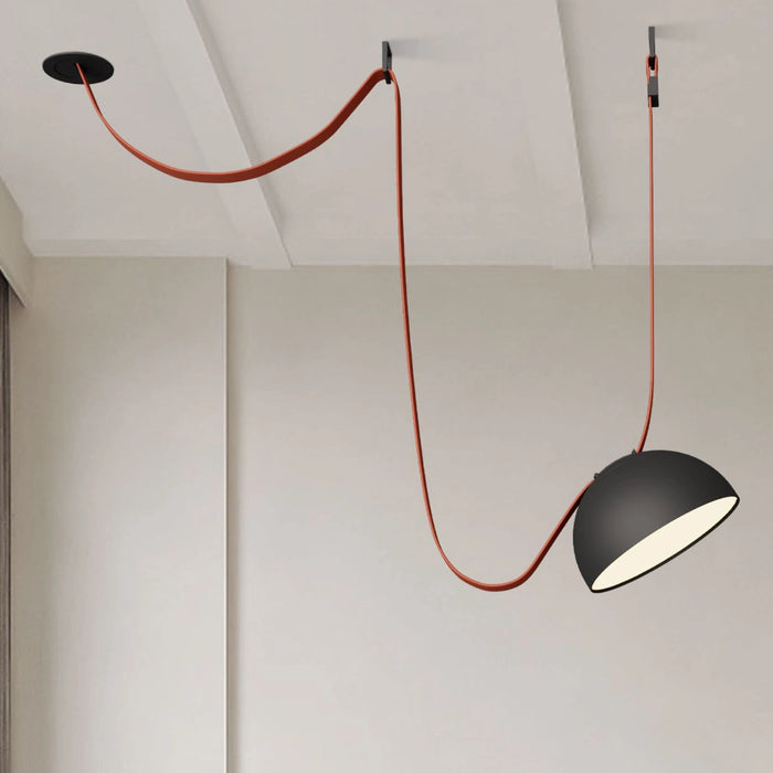 Braided Tape for Braided Flexible Track Light System - Black | Red | Light Grey
