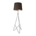 elevenpast Floor lamps Brown Paperclip Floor Lamp Sand | Brown FLMT0019-L | SHAD1047