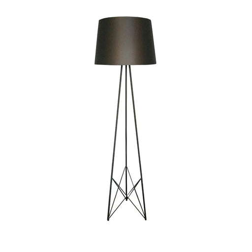 elevenpast Floor lamps Black Tri-Lateral Metal Floor Lamp Black | Gold FLMT0020