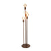 elevenpast Floor lamps GOLD BRONZE Atom Floor Lamp Sandpaper Black | Gold Broze | White FLMT0023-L