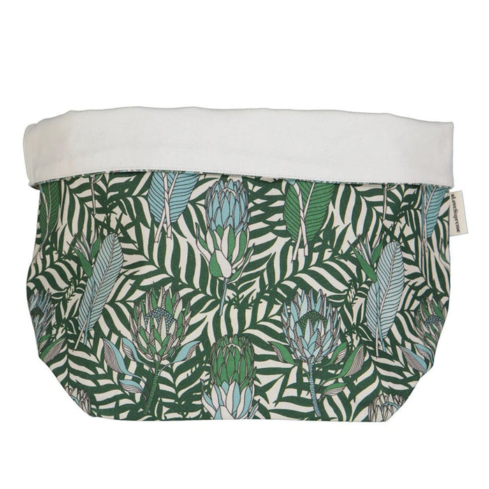 elevenpast Pots & Planters Fynbos Blue Olive Fabric Pot Covers Medium | Twelve Styles FPMEFB
