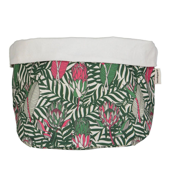 elevenpast Pots & Planters Fynbos Pink Olive Fabric Pot Covers Medium | Twelve Styles FPMEFP