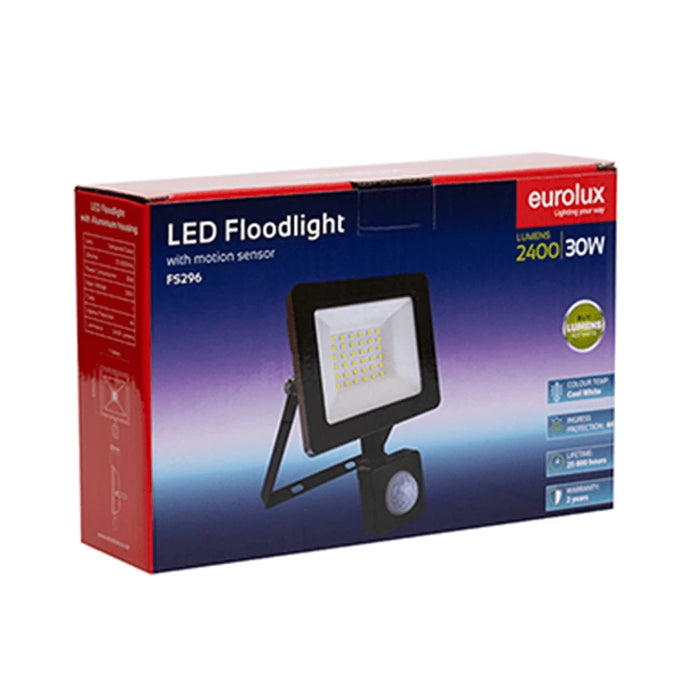 elevenpast floodlight Buco LED Motion Floodlight - Black FS296 6007328399858