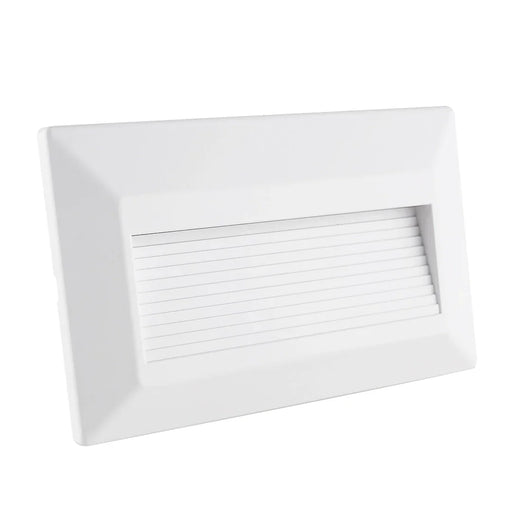 elevenpast LED footlight White Slatted LED Step Light | 3CCT Outdoor Footlight - Black | White FT040 WHITE 6007226090888