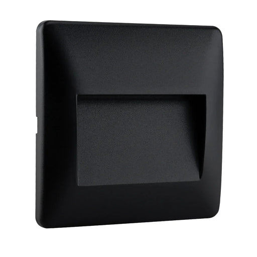 elevenpast LED footlight Black Outdoor Recessed LED Wall Step Light - Black | White FT041 BLACK 6007226090895