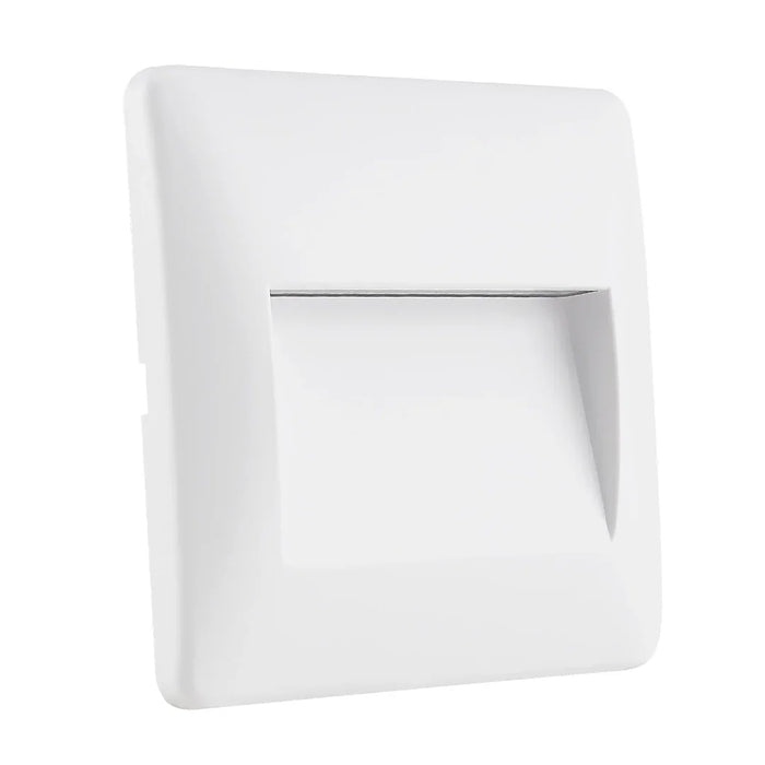 elevenpast LED footlight White Outdoor Recessed LED Wall Step Light - Black | White FT042 WHITE 6007226090901