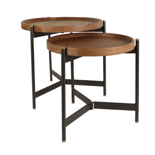 Hertex Haus Side tables Roundhouse Side Table Set in Nutmeg - Sold Out FUR00852