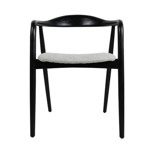 Hertex Haus Chairs Onyx Grace Dining Chair in Husk or Onyx FUR00928