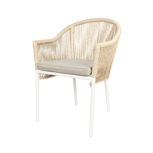 Hertex Haus Chairs Ivory Leo Outdoor Chair in Moss, Midnight or Ivory FUR00933