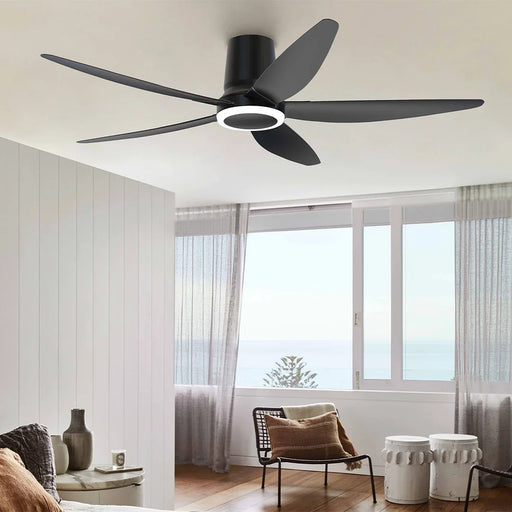 elevenpast led ceiling fan Jetline 5 Blade LED Ceiling Fan - Black | White