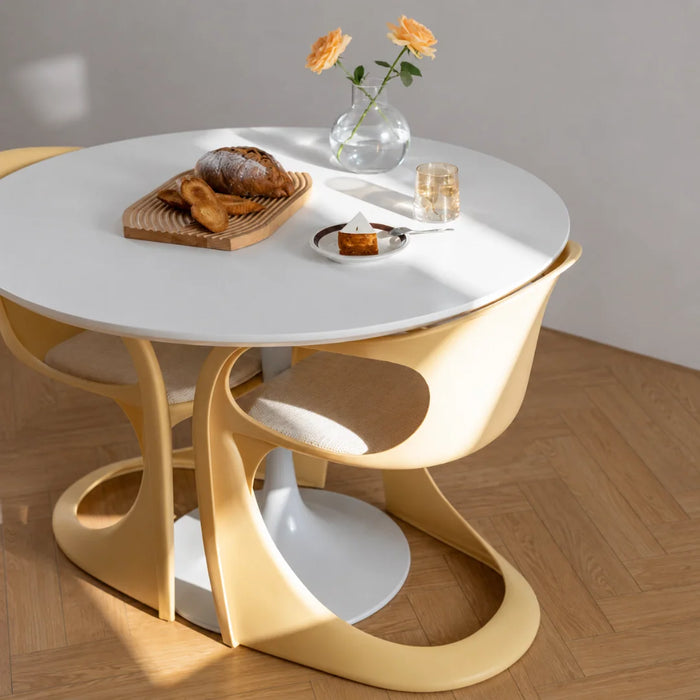 elevenpast dining chair Casala Sculptural Dining Chair – Black | Cream | Ancora Red | White