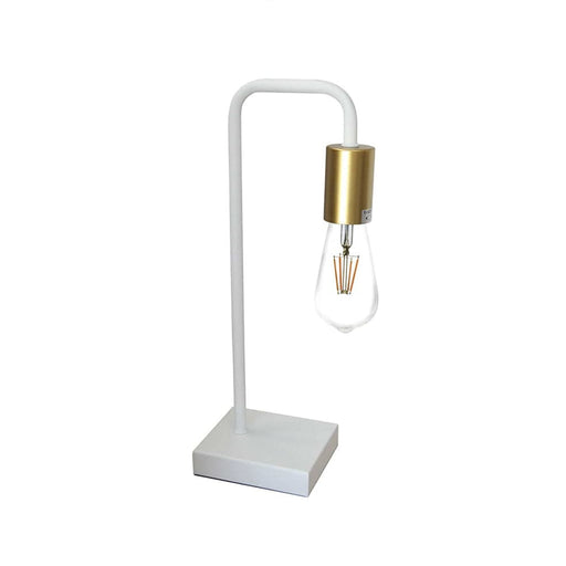 elevenpast table lamp White Ben Table Lamp Black | White and Gold G-KLT-8105/WH