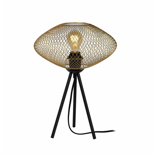 elevenpast Lamps Gold Mesh Table Lamp Black | Gold G-KLT-86/GD