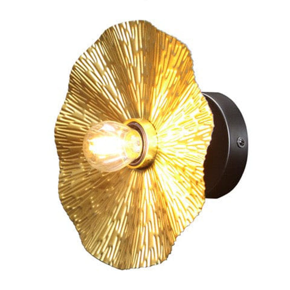 Golden Flower Wall Light elevenpast