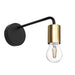 elevenpast Wall light Traverse Wall Light Black and Gold G-KLW-8106/1