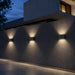 elevenpast Wall Light Modern Outdoor Up and Down LED Wall Light – Matt Black | Matt White