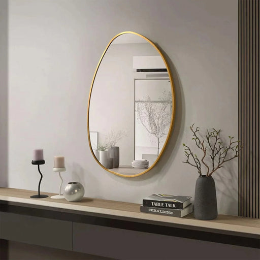 elevenpast Mirrors Portal Aluminium Frame Mirror - Black | Gold