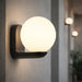 elevenpast Wall light Modern Globe Bathroom Wall Light – Black |Brass | Chrome | White