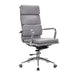 elevenpast Light Grey Elite Padded High Back Office Chair GEF8100H LGY