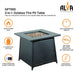 ALVA Heater ALVA 2-in-1 Gas Fire Pit Table – Smokeless Outdoor Patio Heater GFT005