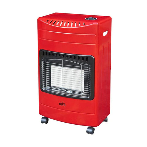 ALVA 3-Panel Luxurious Infrared Indoor Gas Heater Red elevenpast