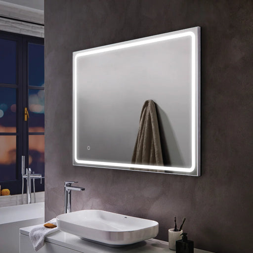 elevenpast Bathroom Mirror Mia Illuminated LED Bathroom Mirror with Defogger | 4 Sizes