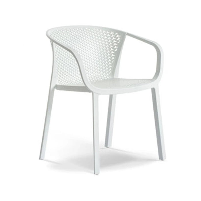 elevenpast Outdoor Chairs White Gianet Armchair in Black | White | Taupe Gianet_Chair_WHite