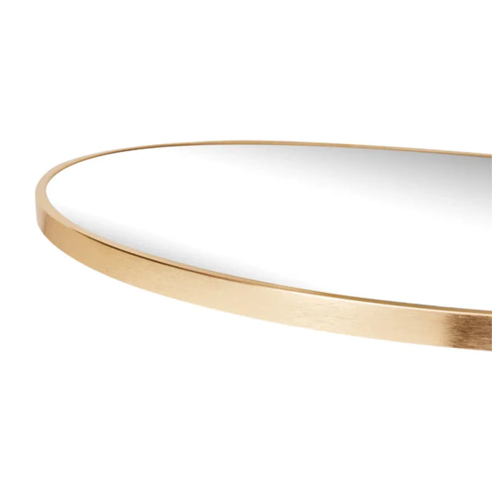 elevenpast Mirrors Arched Metal Wall Mirror for Bathroom and Entryway - Gold | Black