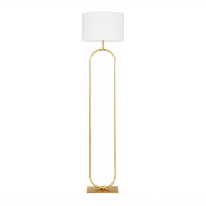 Cole Sculptural Floor Lamp – Black | Gold