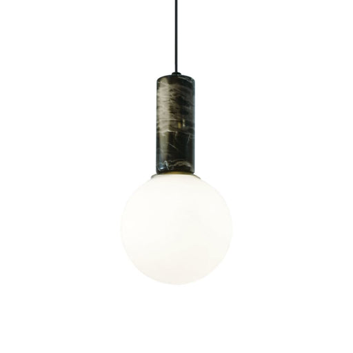 elevenpast Lighting Black Marble Marble Pendant Light Black | White GO-KLCH-830/BL