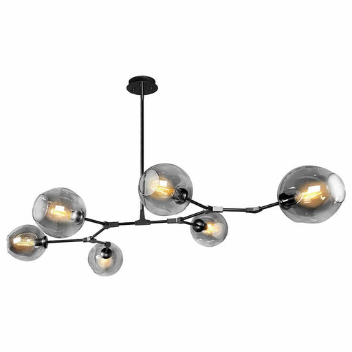 elevenpast Black Molecule Chandelier 6 Light Black | Gold GO-KLCH170-6/B