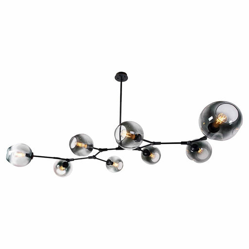 elevenpast Pendant Black Molecule Chandelier 8 Light Black | Gold GO-KLCH170-8/B